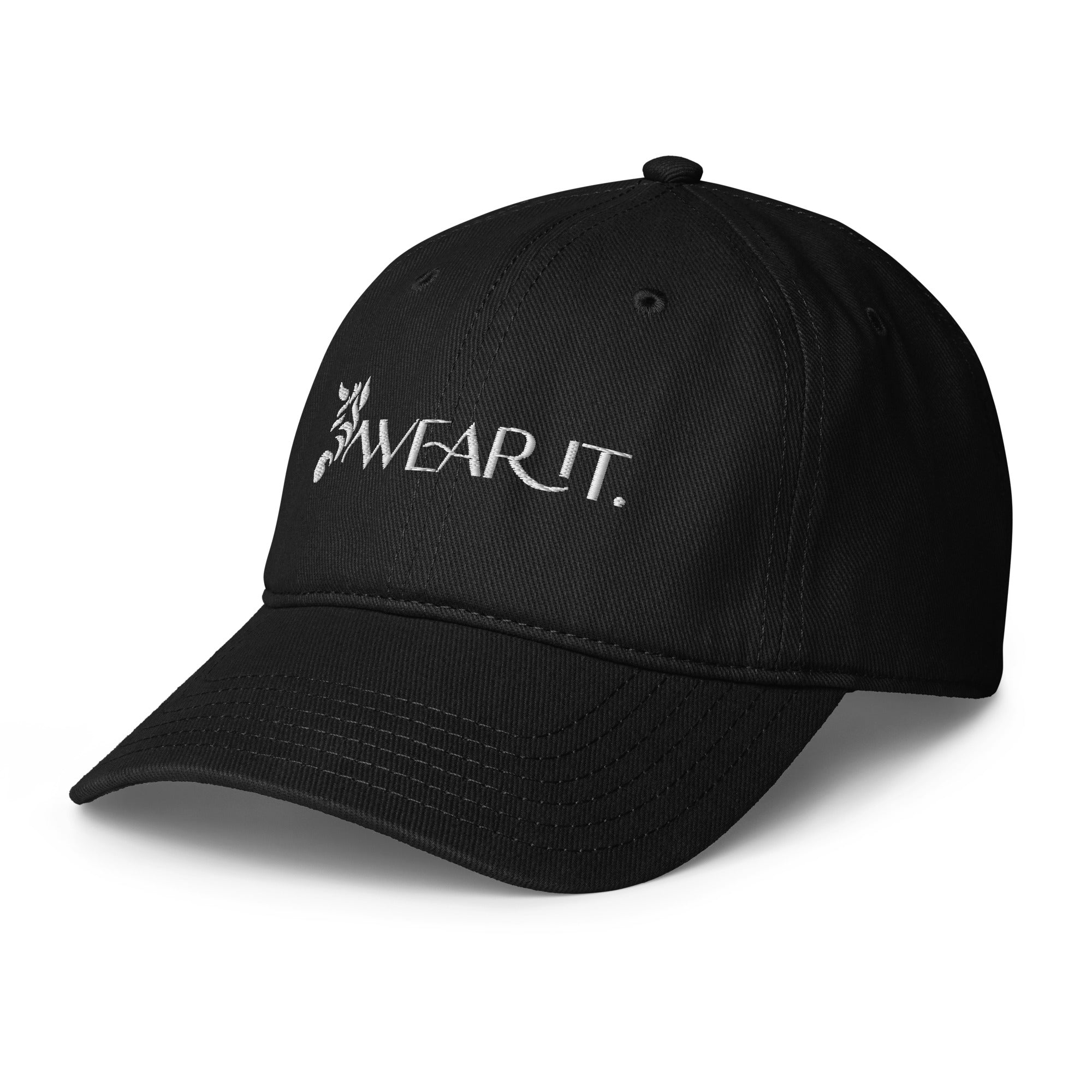 WearIt. low-profile baseball cap featuring a minimalist logo design promoting awareness for rare, chronic, and invisible conditions.