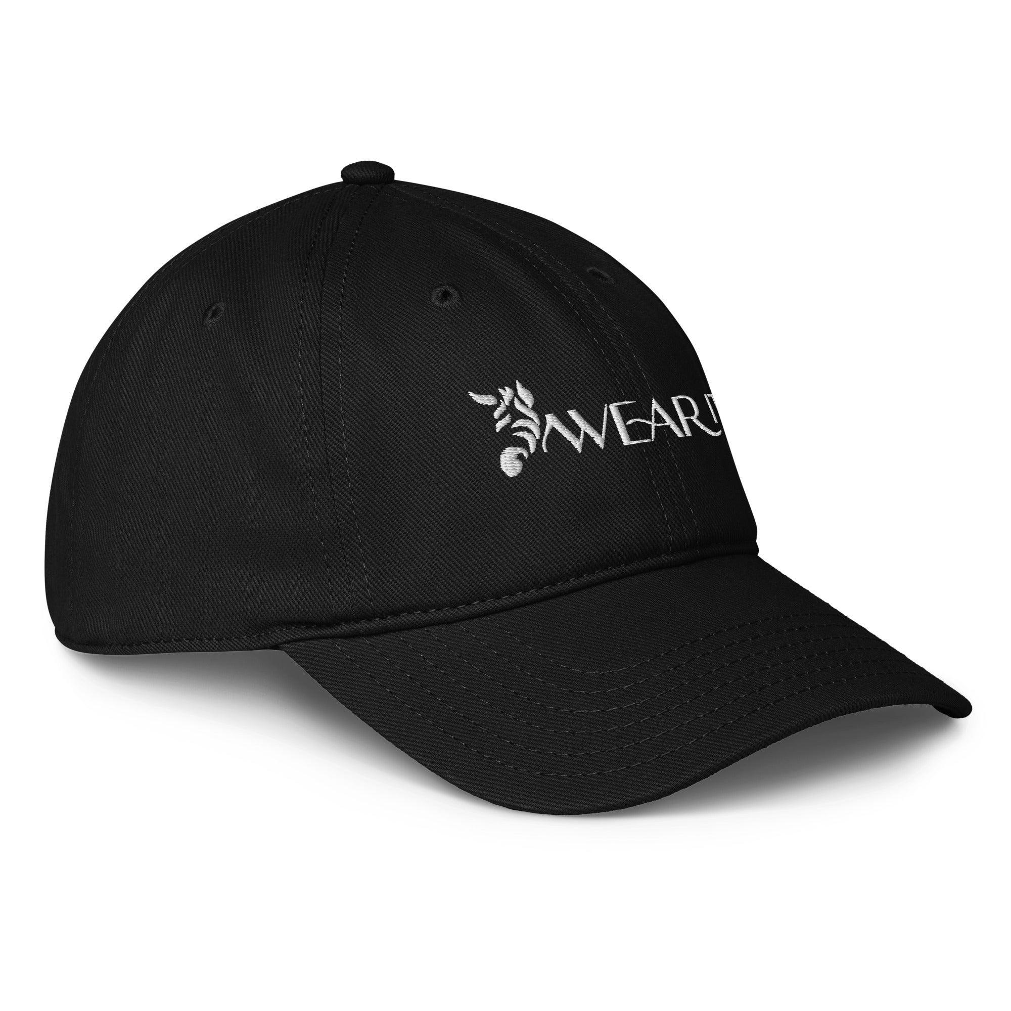WearIt. low-profile baseball cap featuring a minimalist logo design promoting awareness for rare, chronic, and invisible conditions.