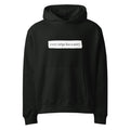 Black rare disease hoodie with text 'every stripe has a story' on a white background